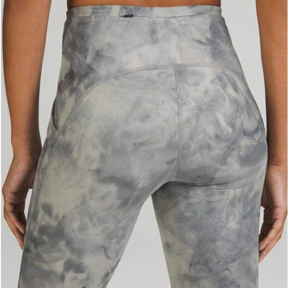 Lululemon Seawheeze Swift Speed High-Rise Crop 21" Elation Foil Diamond Dye Gunm - Picture 13 of 13